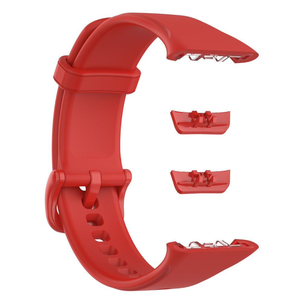 Rigtigt fed Oppo Band 2 Silikone Rem - Rød#serie_4
