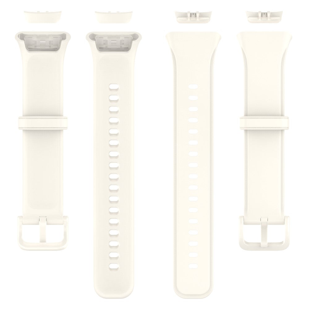 Rigtigt fed Oppo Band 2 Silikone Rem - Hvid#serie_7