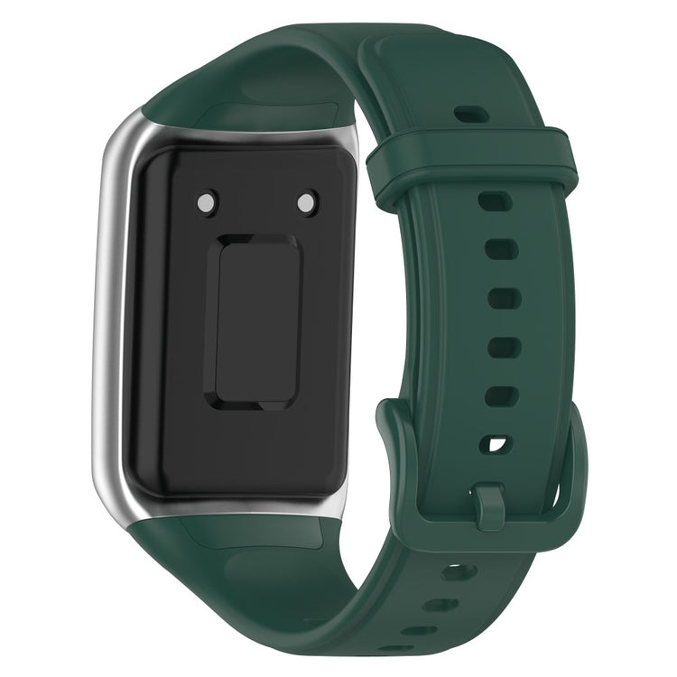 Rigtigt fed Oppo Band 2 Silikone Rem - Grøn#serie_8