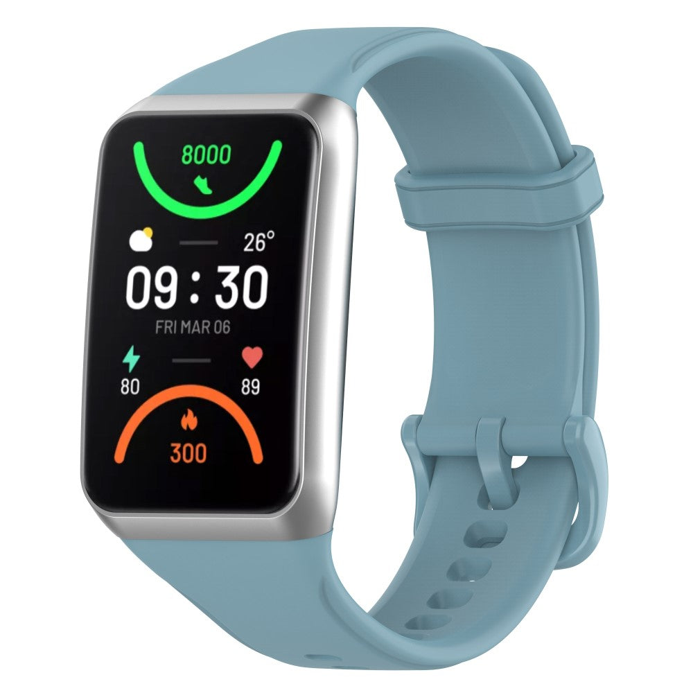 Rigtigt fed Oppo Band 2 Silikone Rem - Blå#serie_9
