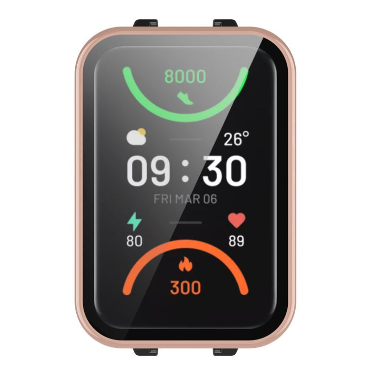 Vildt Godt Oppo Band 2 Cover med Skærmbeskytter i Plastik og Hærdet Glas - Pink#serie_1