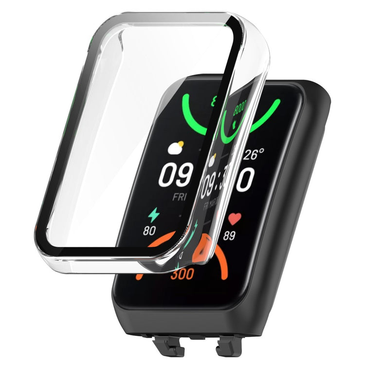 Vildt Godt Oppo Band 2 Cover med Skærmbeskytter i Plastik og Hærdet Glas - Gennemsigtig#serie_5