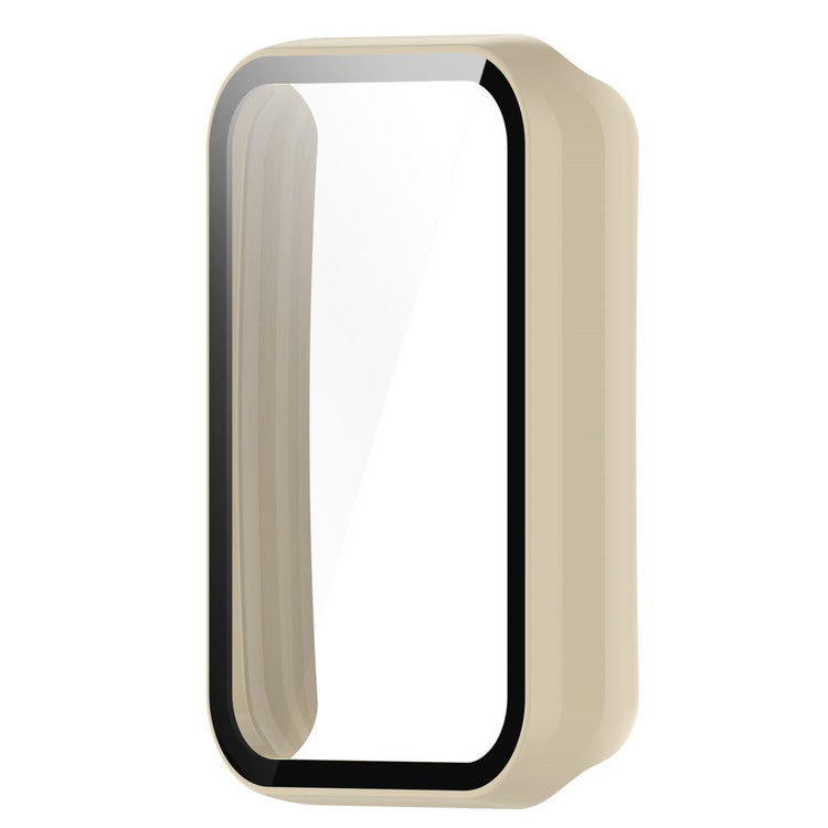 Vildt Godt Oppo Band 2 Cover med Skærmbeskytter i Plastik og Hærdet Glas - Hvid#serie_6