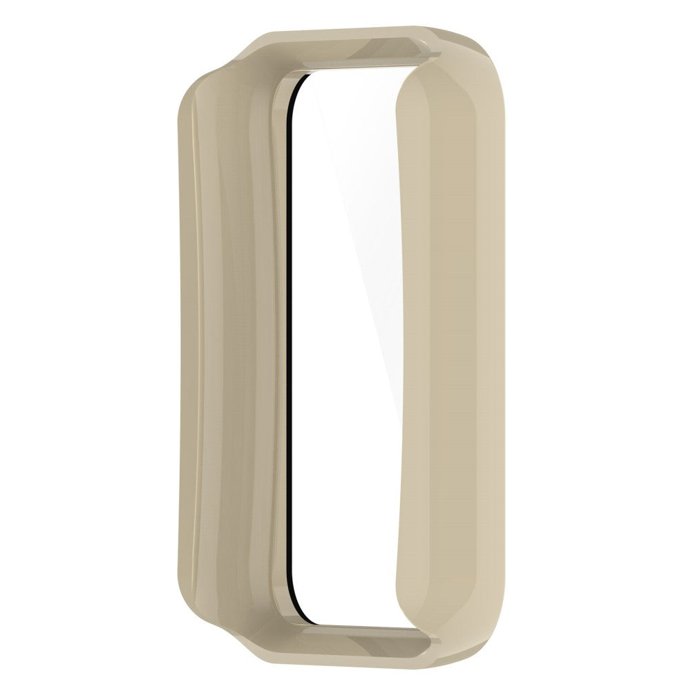 Vildt Godt Oppo Band 2 Cover med Skærmbeskytter i Plastik og Hærdet Glas - Hvid#serie_6