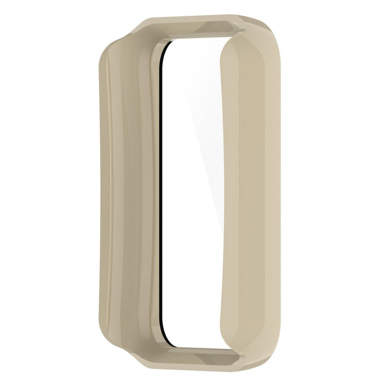 Vildt Godt Oppo Band 2 Cover med Skærmbeskytter i Plastik og Hærdet Glas - Hvid#serie_6