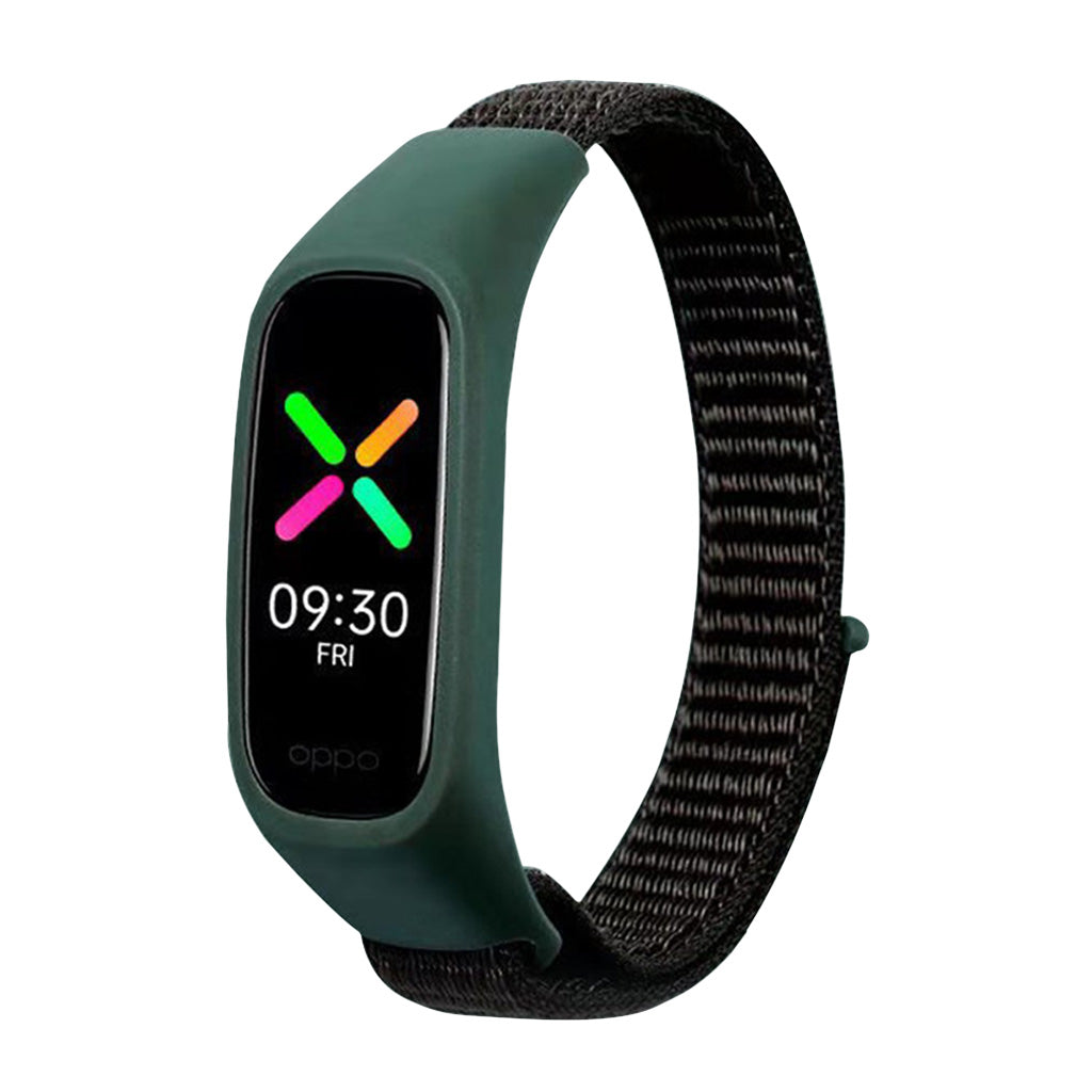 Oppo Band Style nylon watch band - Army Green#serie_8