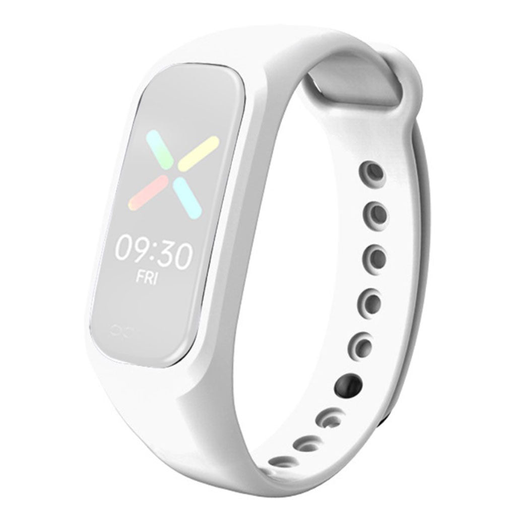 Mega pænt Oppo Band Silikone Rem - Hvid#serie_1
