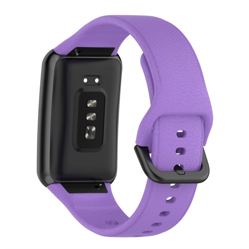 Super skøn Oppo Watch Free Silikone Rem - Lilla#serie_10