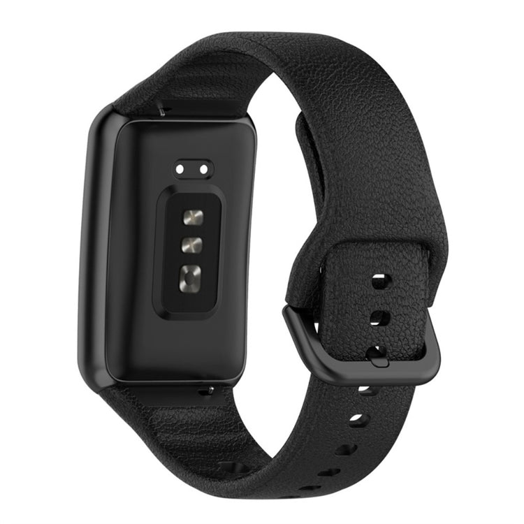 Super skøn Oppo Watch Free Silikone Rem - Sort#serie_4