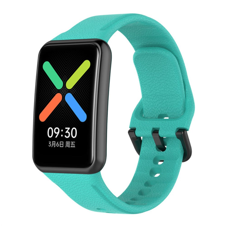 Super skøn Oppo Watch Free Silikone Rem - Grøn#serie_9