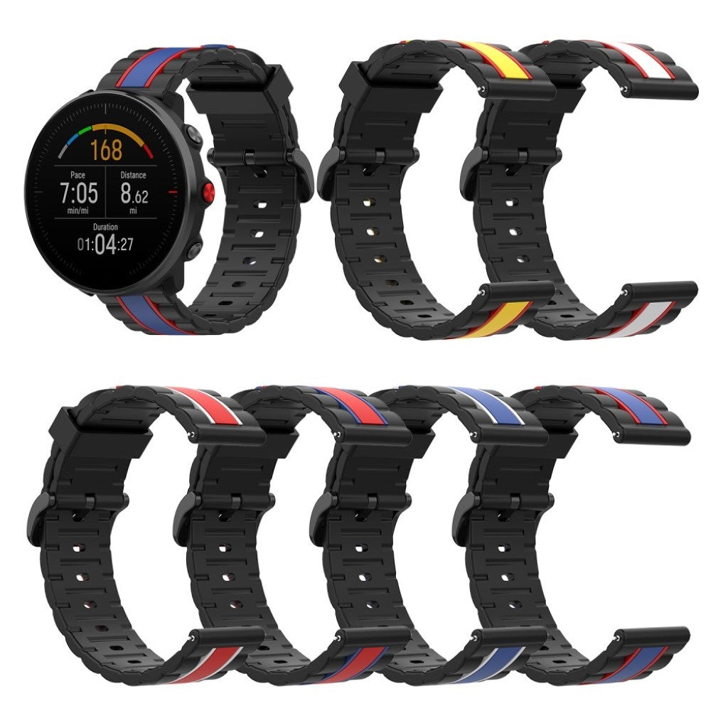 Helt vildt sejt Polar Grit X / Polar Vantage M Silikone Rem - Sort#serie_1