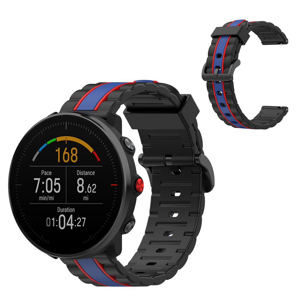 Helt vildt sejt Polar Grit X / Polar Vantage M Silikone Rem - Sort#serie_1