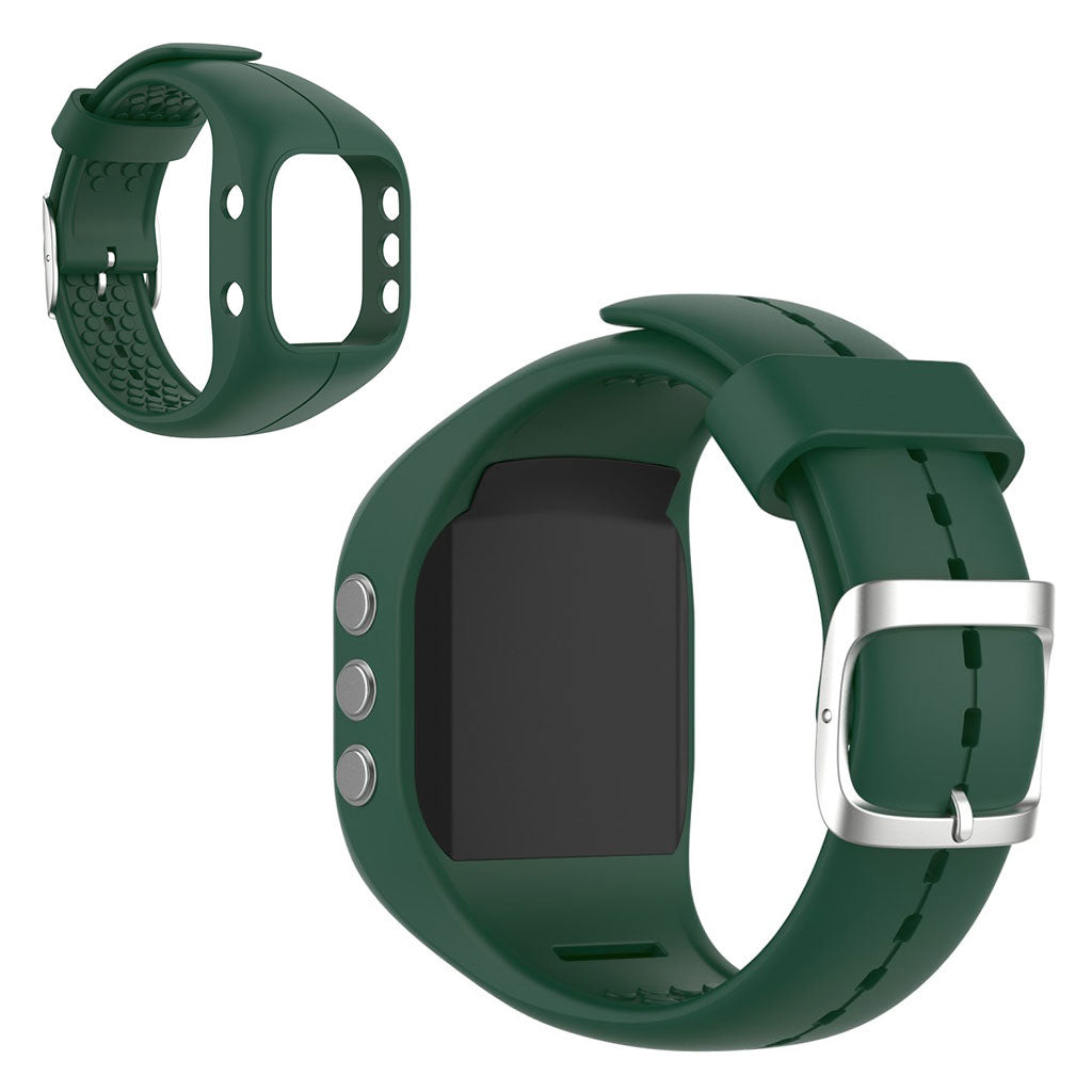 Vildt smuk Polar A300 Silikone Rem - Grøn#serie_6