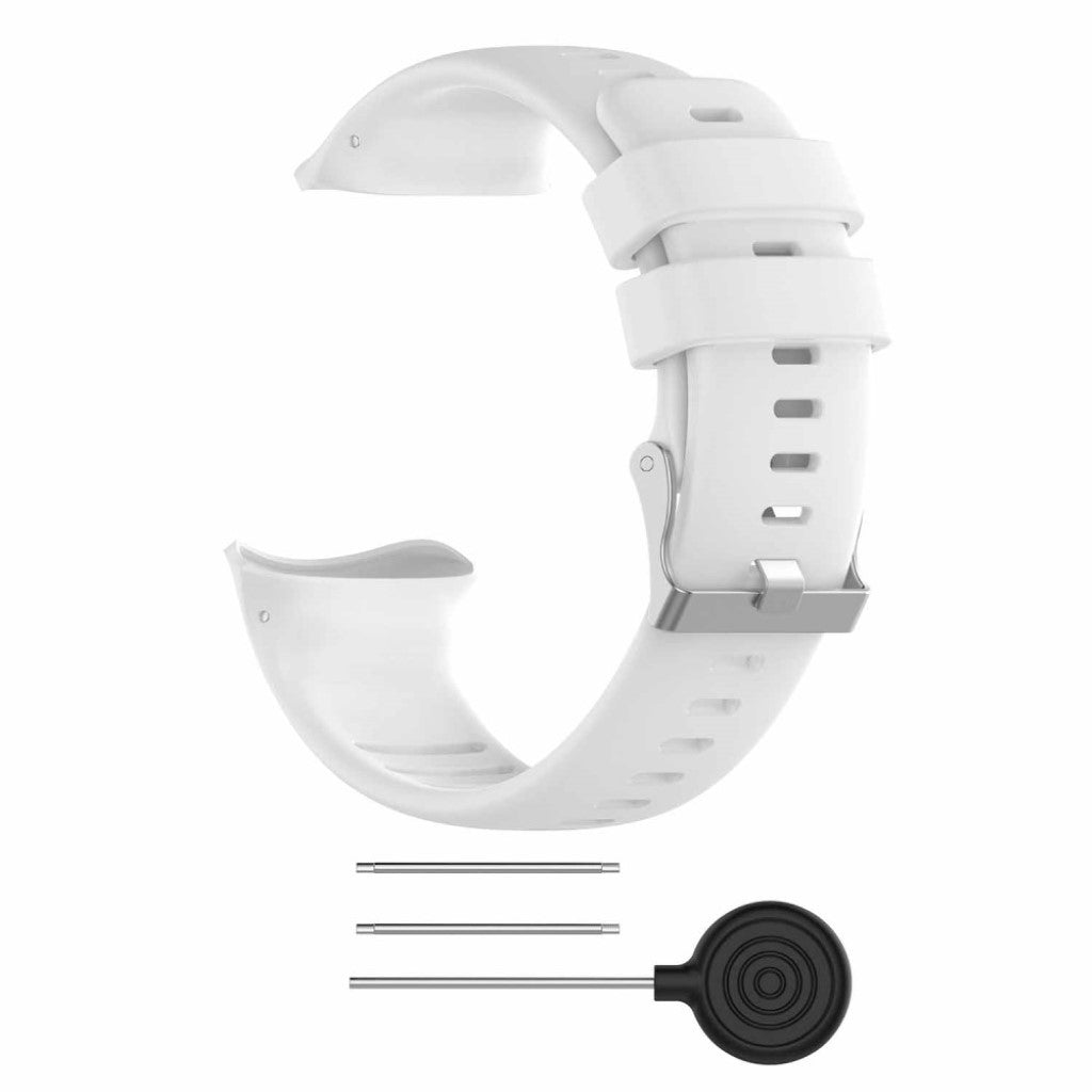 Helt vildt sejt Polar Vantage V Silikone Rem - Hvid#serie_2