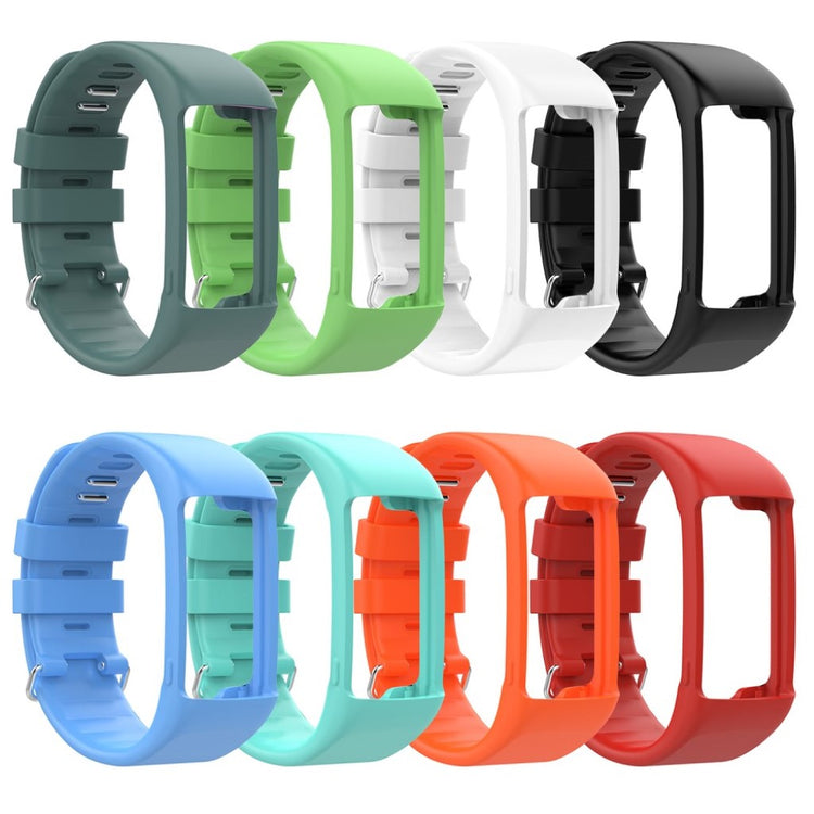 Fortrinligt Polar A370 / Polar A360 Silikone Rem - Sort#serie_1