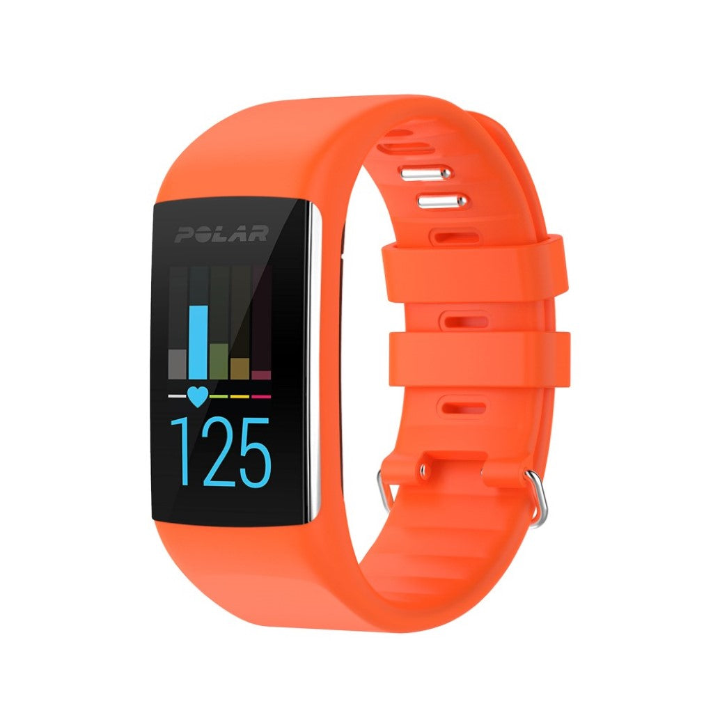 Fortrinligt Polar A370 / Polar A360 Silikone Rem - Orange#serie_3