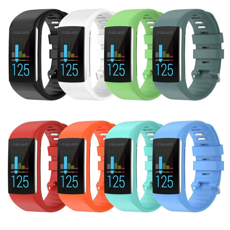 Fortrinligt Polar A370 / Polar A360 Silikone Rem - Orange#serie_3