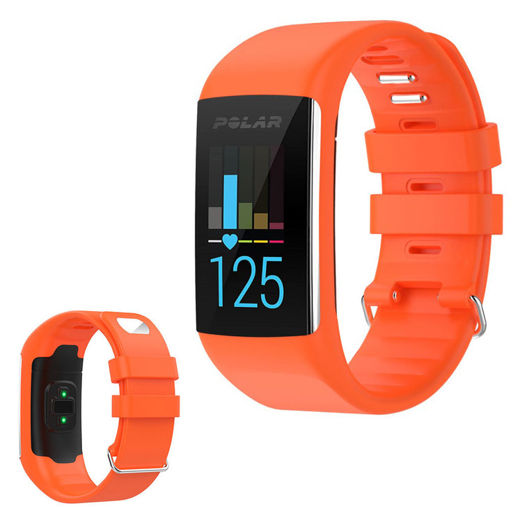 Fortrinligt Polar A370 / Polar A360 Silikone Rem - Orange#serie_3