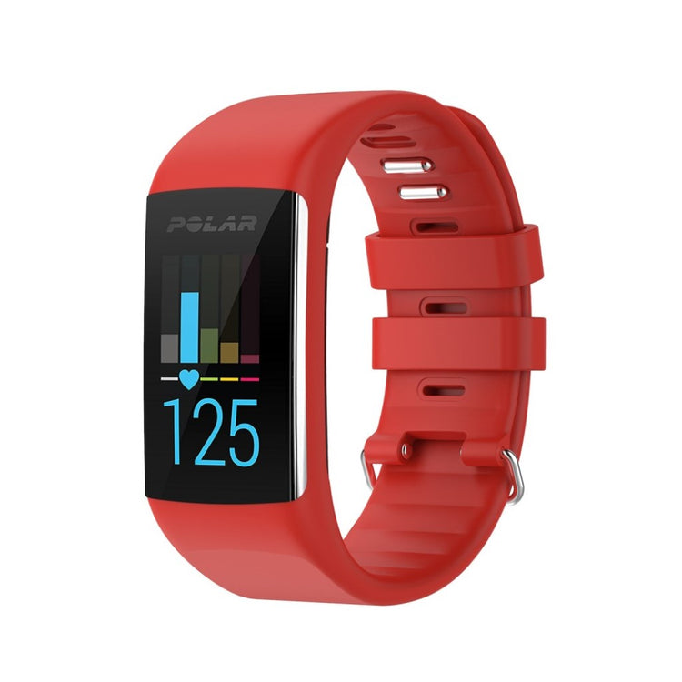 Fortrinligt Polar A370 / Polar A360 Silikone Rem - Rød#serie_4