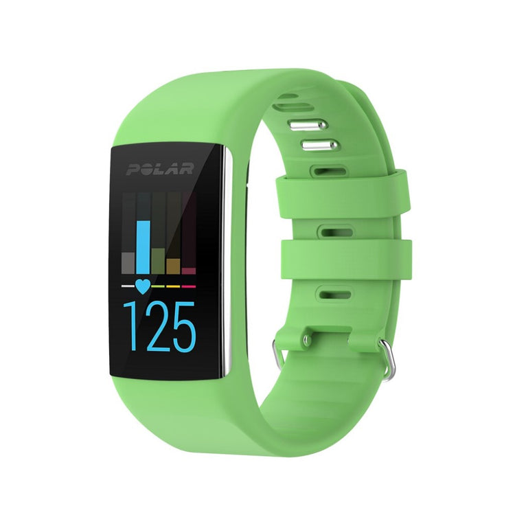 Fortrinligt Polar A370 / Polar A360 Silikone Rem - Grøn#serie_5