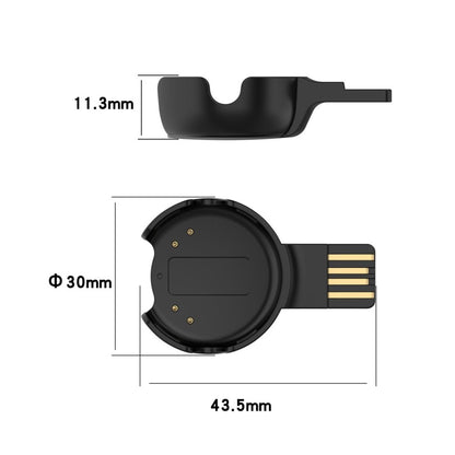 Plastik Fitbit Luxe   Ladestation - Sort#serie_1