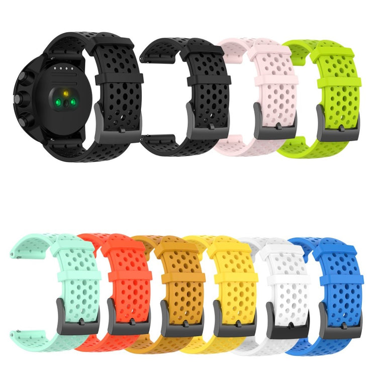 Fremragende Universal Suunto Silikone Rem - Sort#serie_1