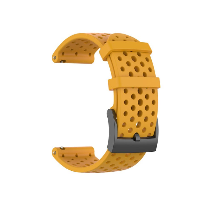 Fremragende Universal Suunto Silikone Rem - Gul#serie_5