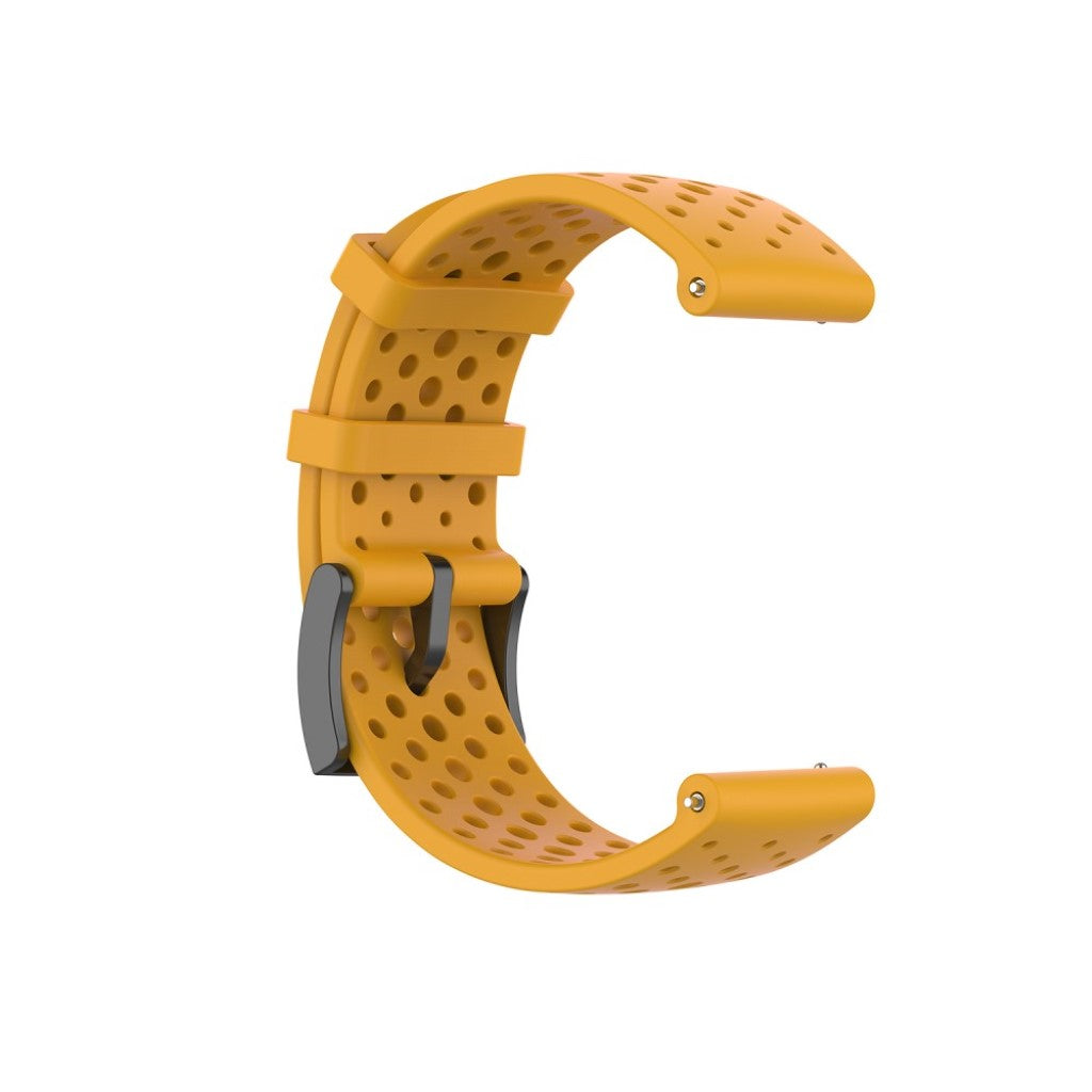 Fremragende Universal Suunto Silikone Rem - Gul#serie_5