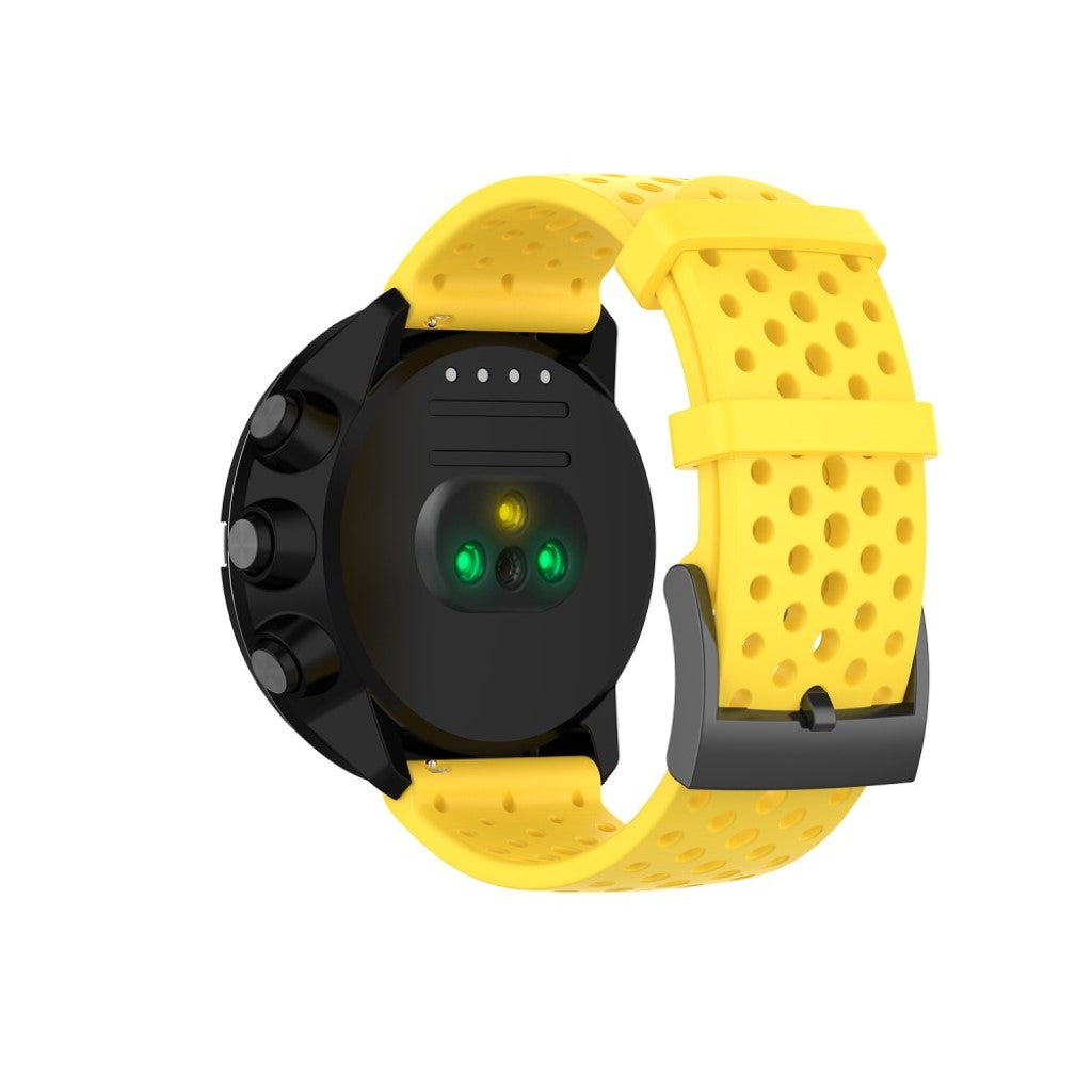 Fremragende Universal Suunto Silikone Rem - Gul#serie_6