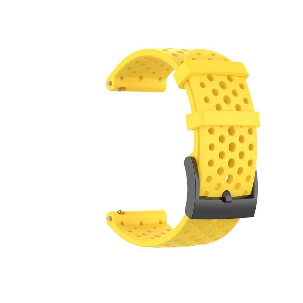 Fremragende Universal Suunto Silikone Rem - Gul#serie_6