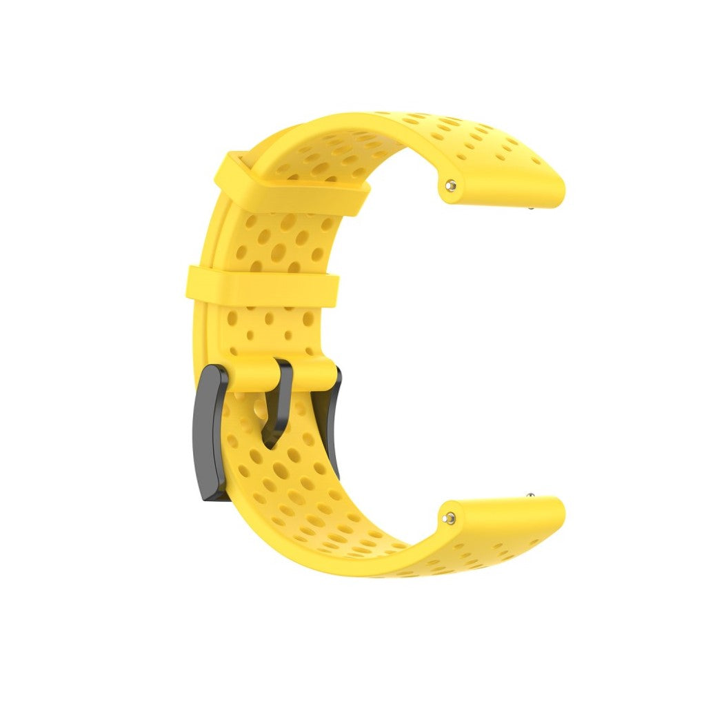 Fremragende Universal Suunto Silikone Rem - Gul#serie_6