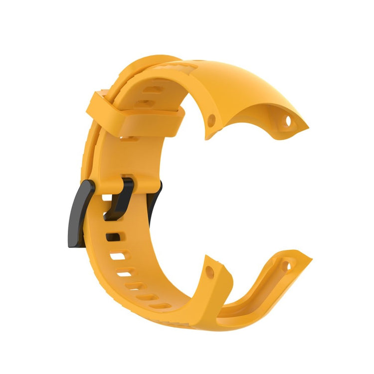 Helt vildt elegant Suunto 5 Silikone Rem - Gul#serie_3