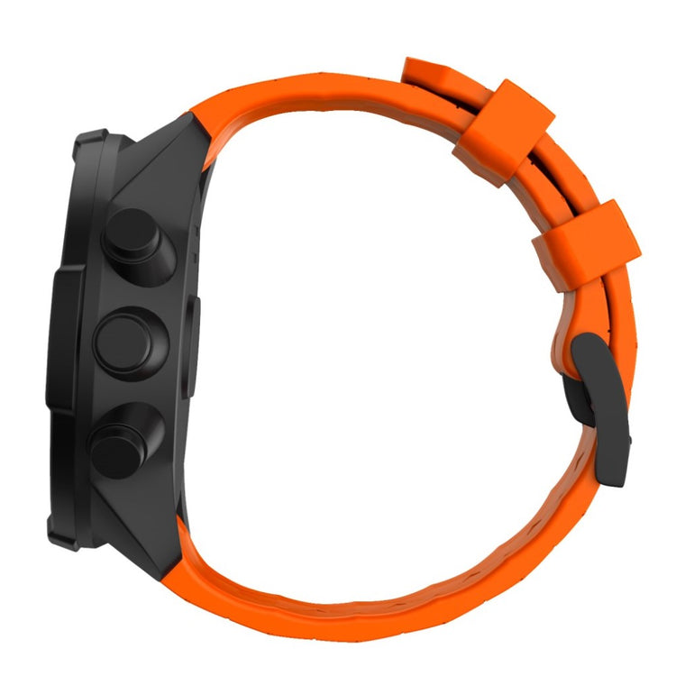 Fint Suunto 9 Baro Silikone Rem - Orange#serie_4