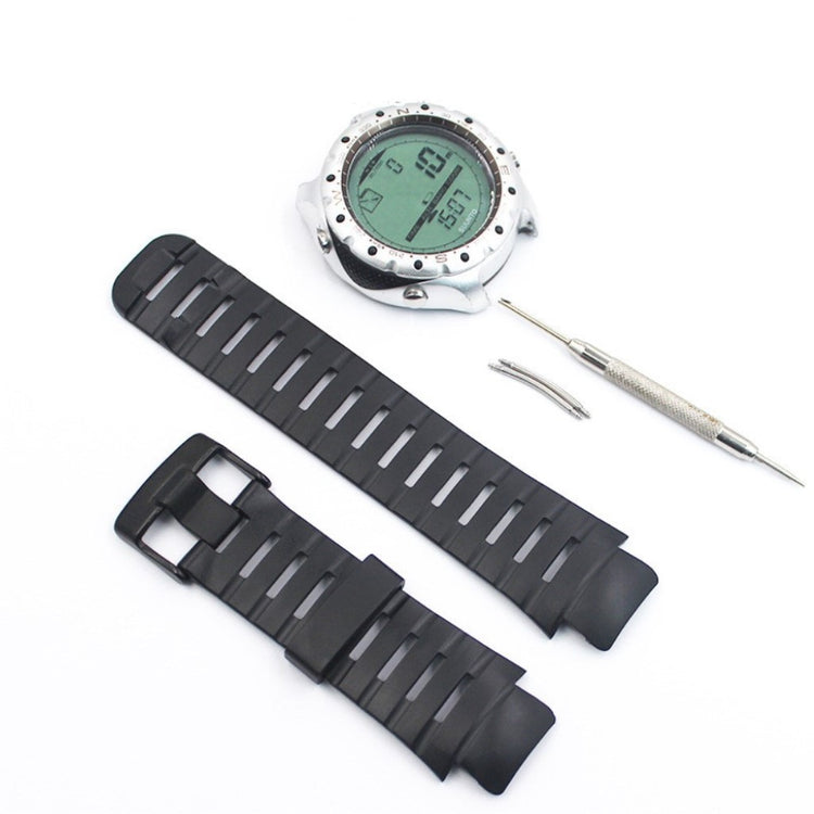 Elegant Suunto X-Lander Silikone Rem - Sort#serie_1