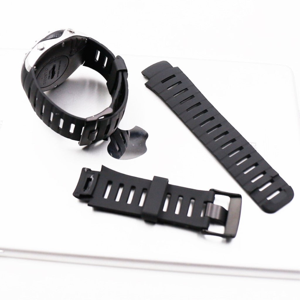 Elegant Suunto X-Lander Silikone Rem - Sort#serie_1