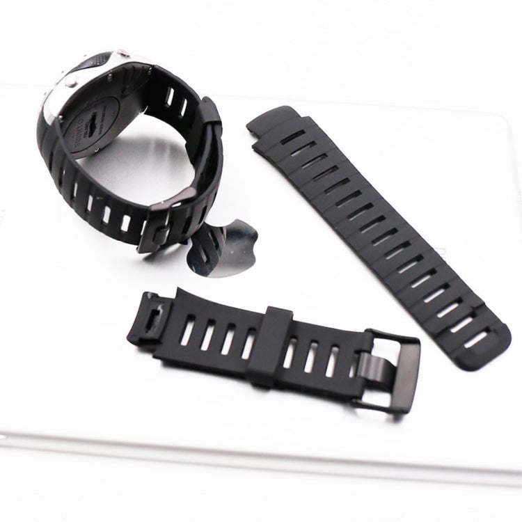 Elegant Suunto X-Lander Silikone Rem - Sort#serie_1