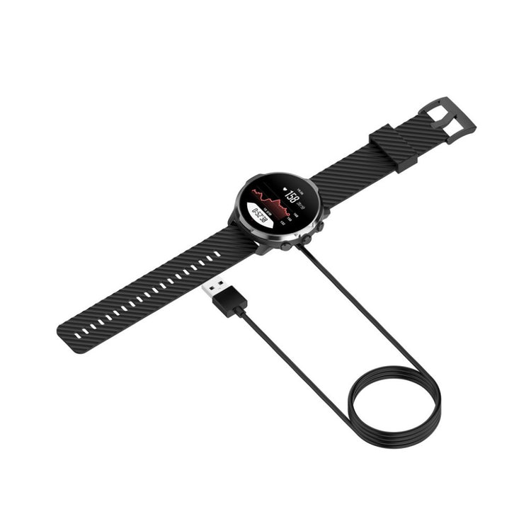 Plastik Suunto 7 USB Opladningskabel - Sort#serie_1