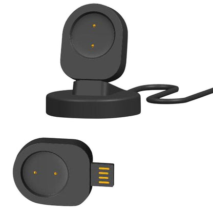Plastik Amazfit GTR 42mm / Amazfit GTR 47mm USB Ladestation - Sort#serie_2