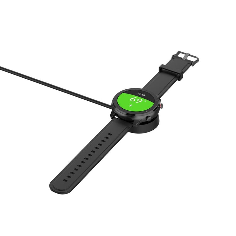 Plastik Amazfit GTR 42mm / Amazfit GTR 47mm USB Ladestation - Sort#serie_3