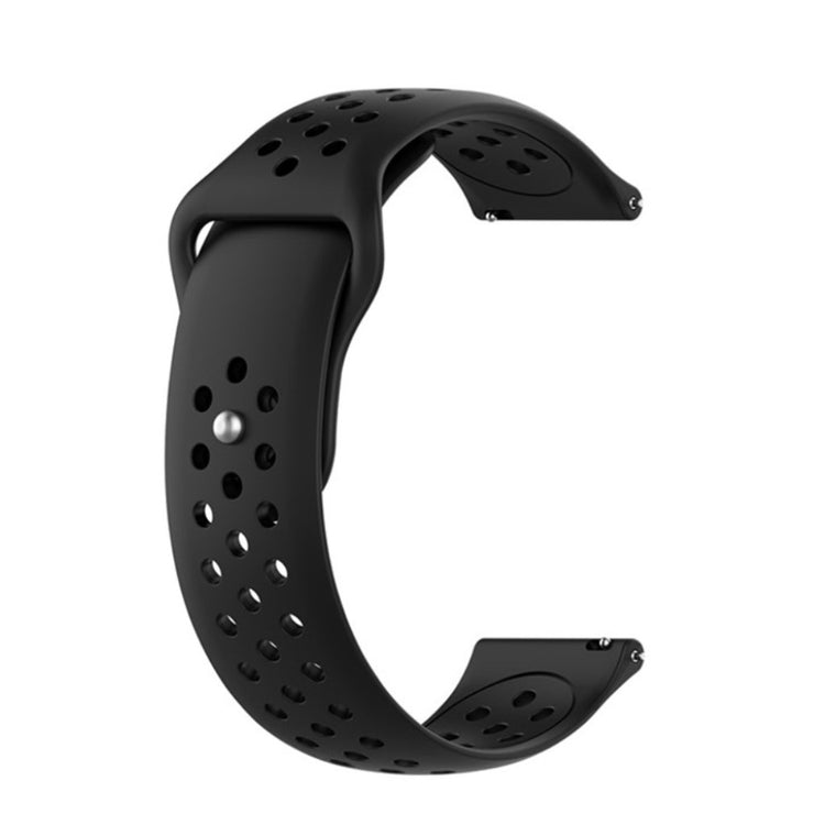 Mega flot Amazfit GTR 47mm / Amazfit Pace Silikone Rem - Sort#serie_1