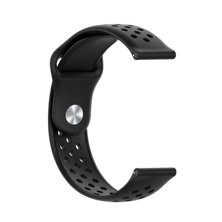 Mega flot Amazfit GTR 47mm / Amazfit Pace Silikone Rem - Sort#serie_1