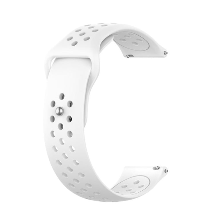 Mega flot Amazfit GTR 47mm / Amazfit Pace Silikone Rem - Hvid#serie_2