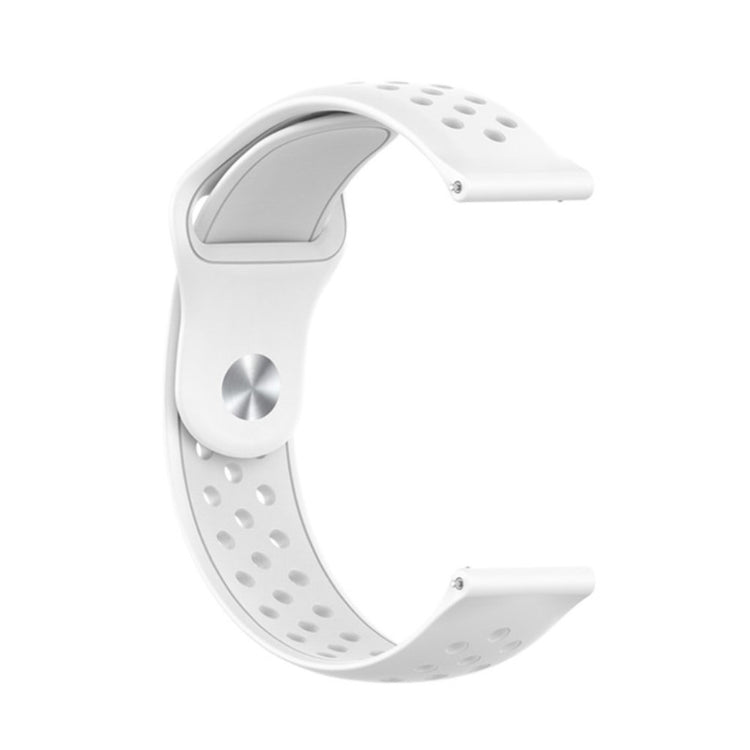 Mega flot Amazfit GTR 47mm / Amazfit Pace Silikone Rem - Hvid#serie_2