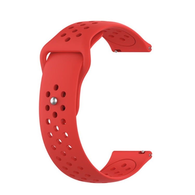 Mega flot Amazfit GTR 47mm / Amazfit Pace Silikone Rem - Rød#serie_3
