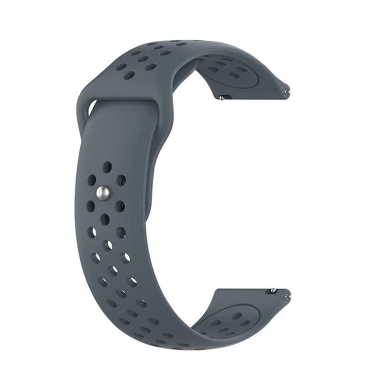 Mega flot Amazfit GTR 47mm / Amazfit Pace Silikone Rem - Sølv#serie_4
