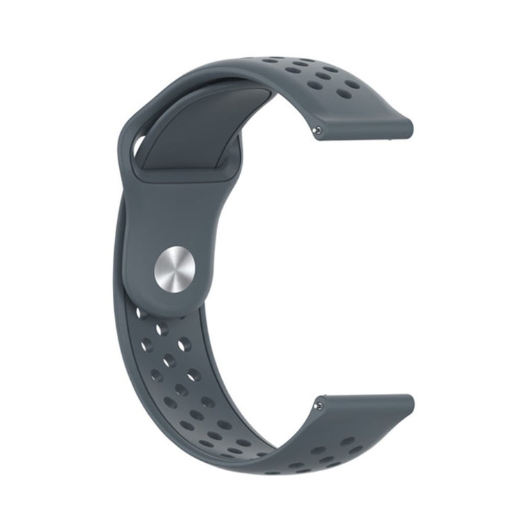 Mega flot Amazfit GTR 47mm / Amazfit Pace Silikone Rem - Sølv#serie_4