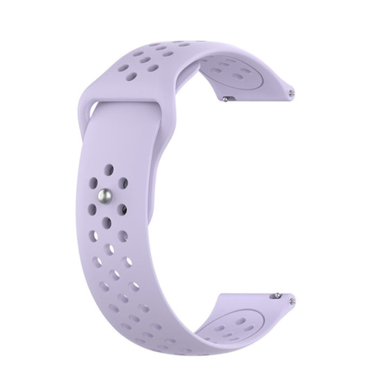 Mega flot Amazfit GTR 47mm / Amazfit Pace Silikone Rem - Lilla#serie_8