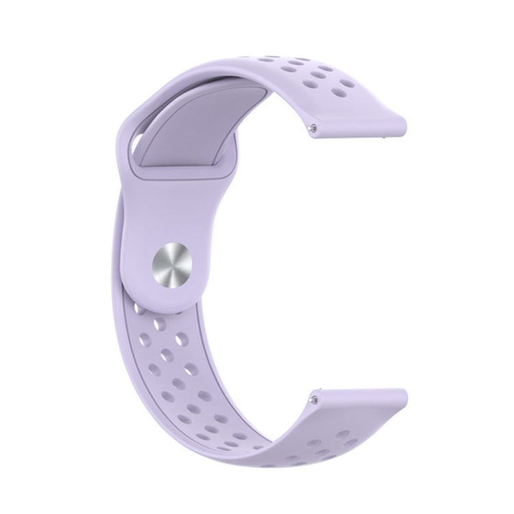 Mega flot Amazfit GTR 47mm / Amazfit Pace Silikone Rem - Lilla#serie_8
