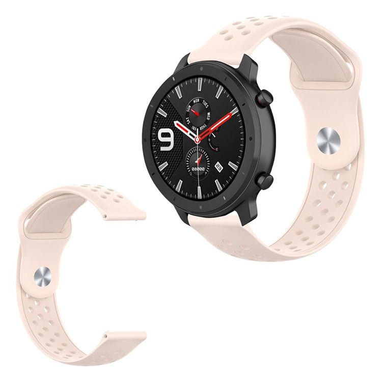 Rigtigt smuk Amazfit GTR 42mm / Amazfit GTS Silikone Rem - Pink#serie_7