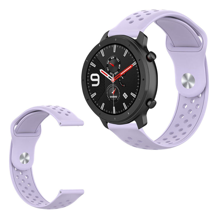 Rigtigt smuk Amazfit GTR 42mm / Amazfit GTS Silikone Rem - Lilla#serie_8
